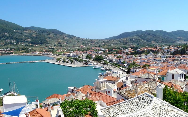 Byvandring gjennom Skopelos by