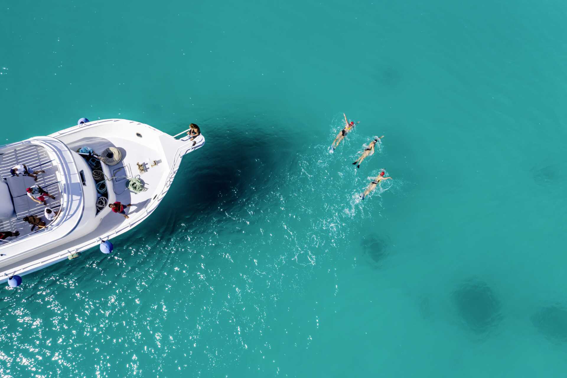 Rødehavet er perfekt for svømmetrening.