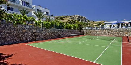 Tennisbanen på hotellet