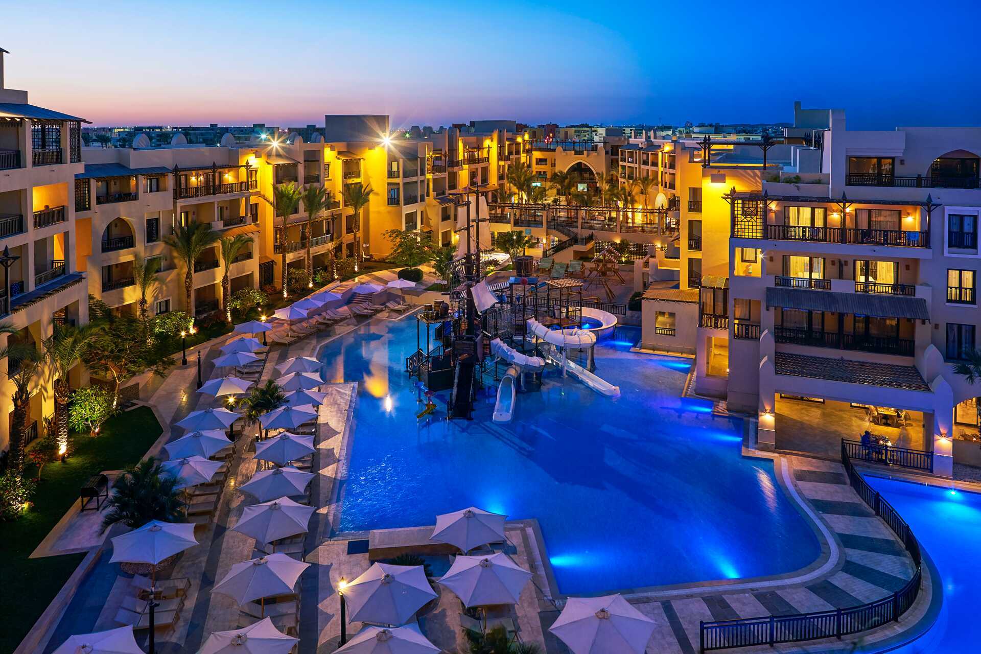 Steigenberger Aqua Magic i Hurghada, Egypt.