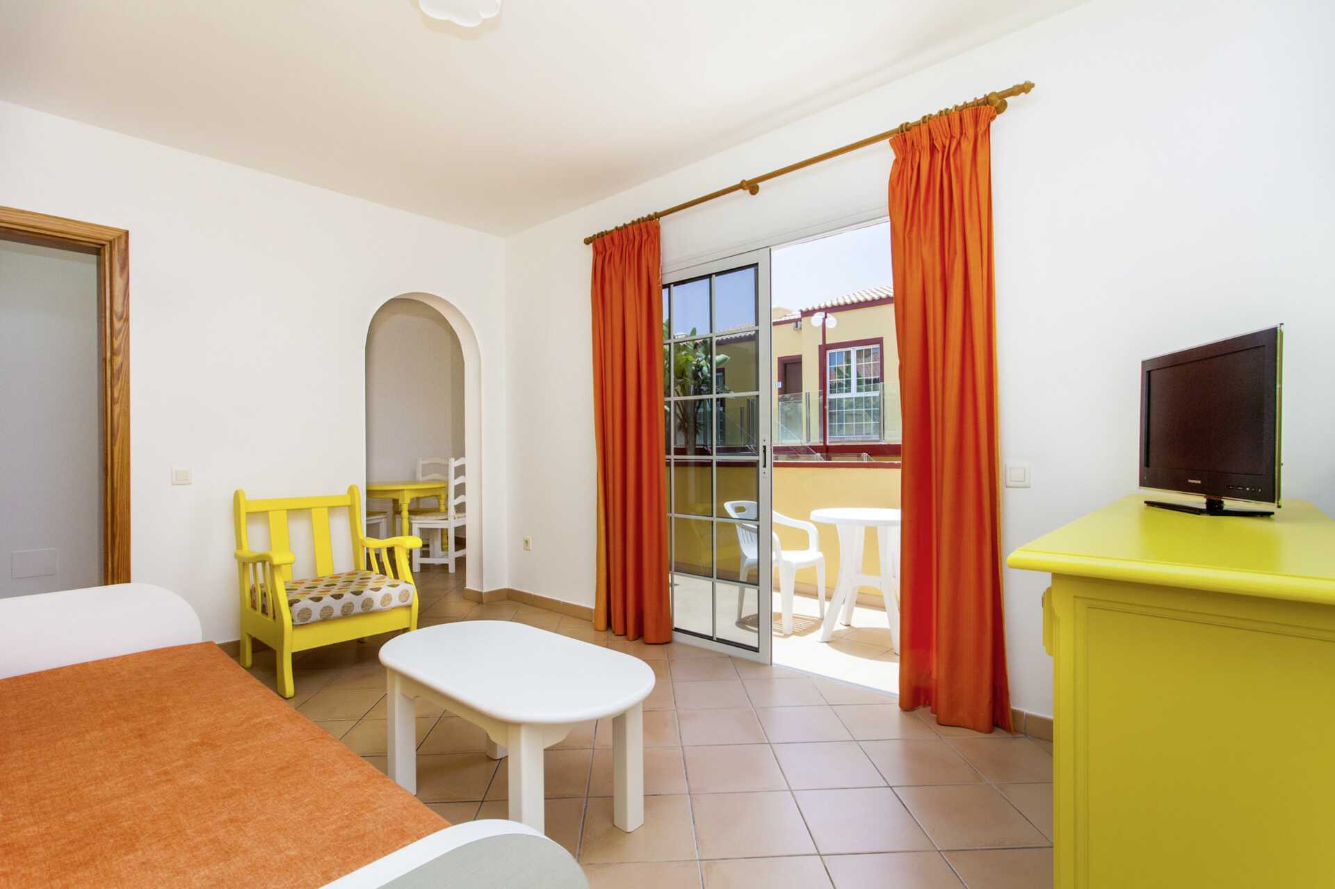 Større toromsleilighet på Maxorata Beach i Corralejo, Fuerteventura.