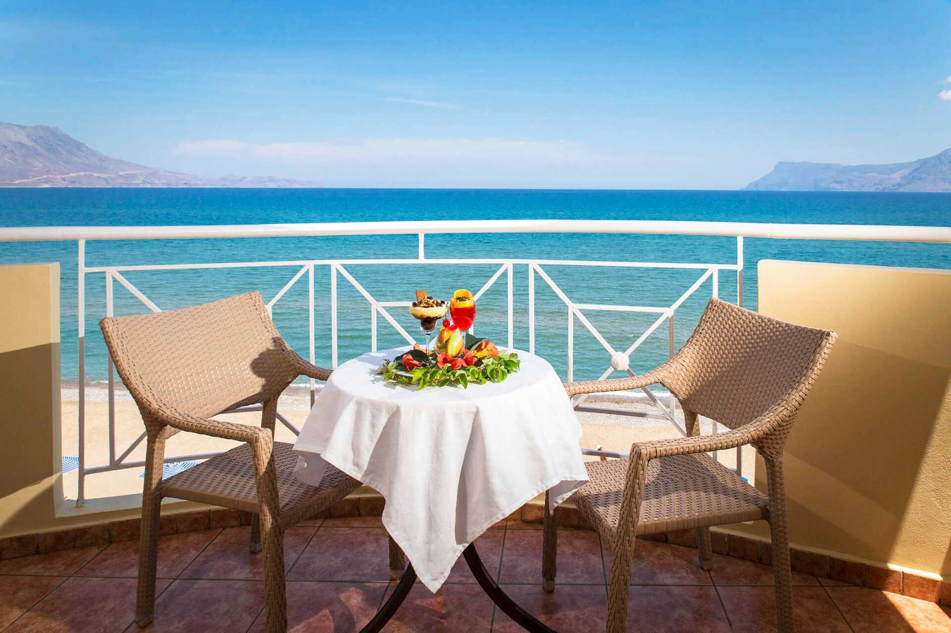 Balkong med havutsikt