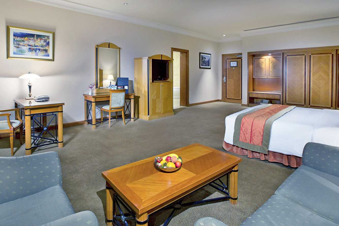 Superiorrom på hotell Al Raha Beach i Abu Dhabi, De forente arabiske emirater.