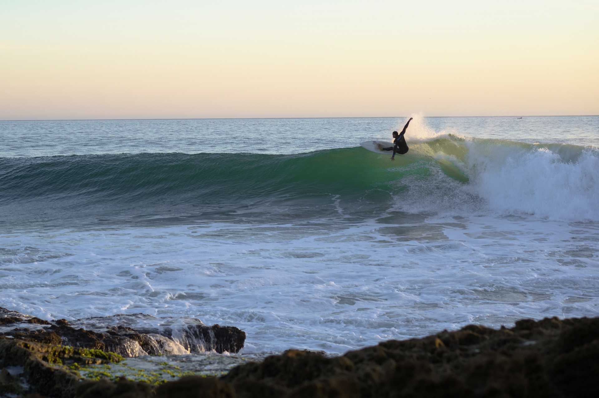 Lanzarotes forhold er perfekte for surfing.