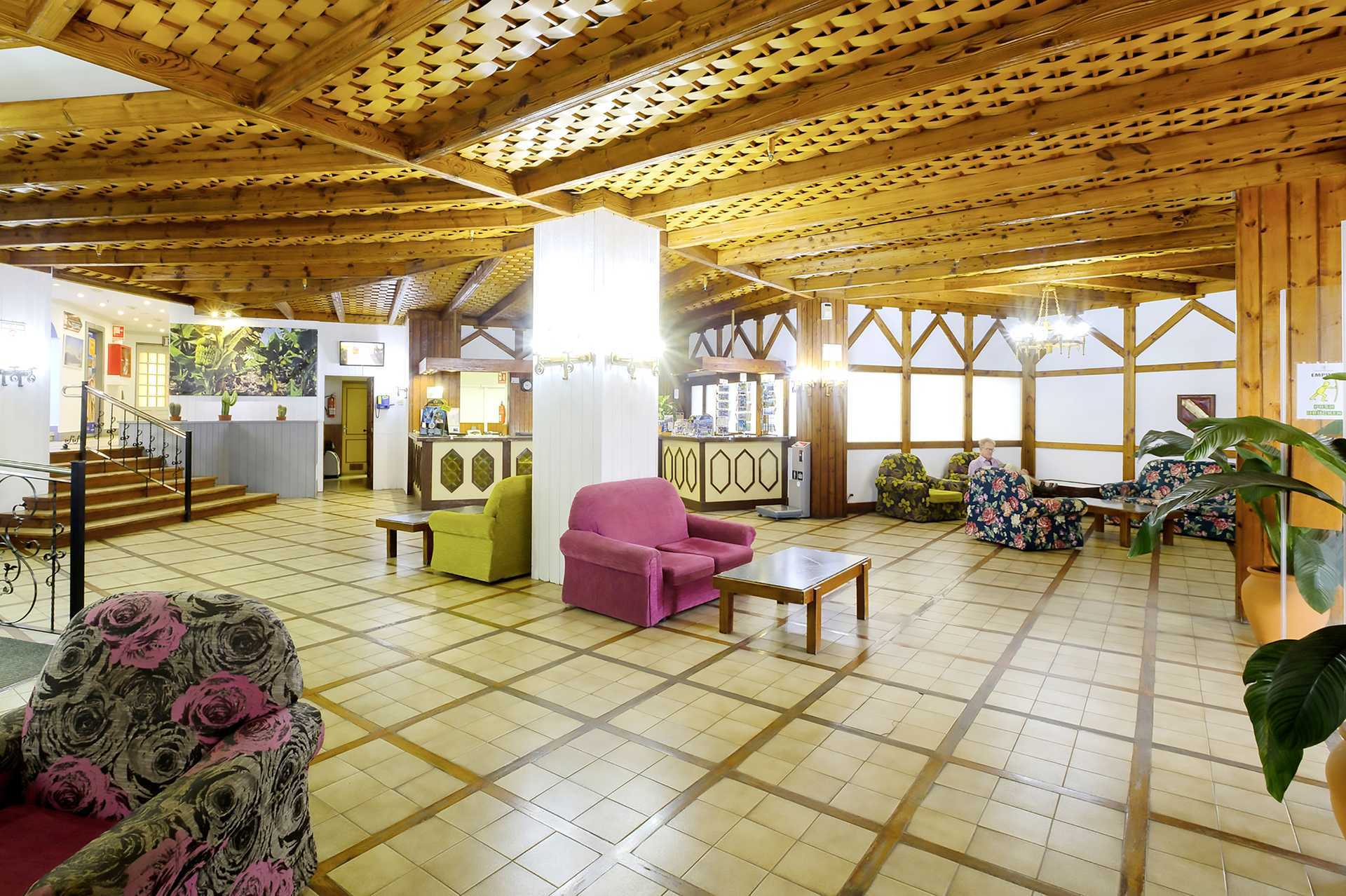 Lobbyen til Teneguia i Puerto de la Cruz, Tenerife.