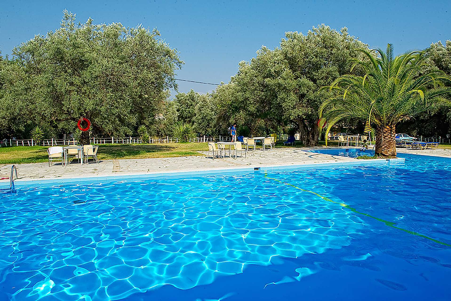 Bassengområde på Thalero, Lefkas.