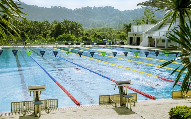 Olympisk basseng på Thanyapura Sport Hotel