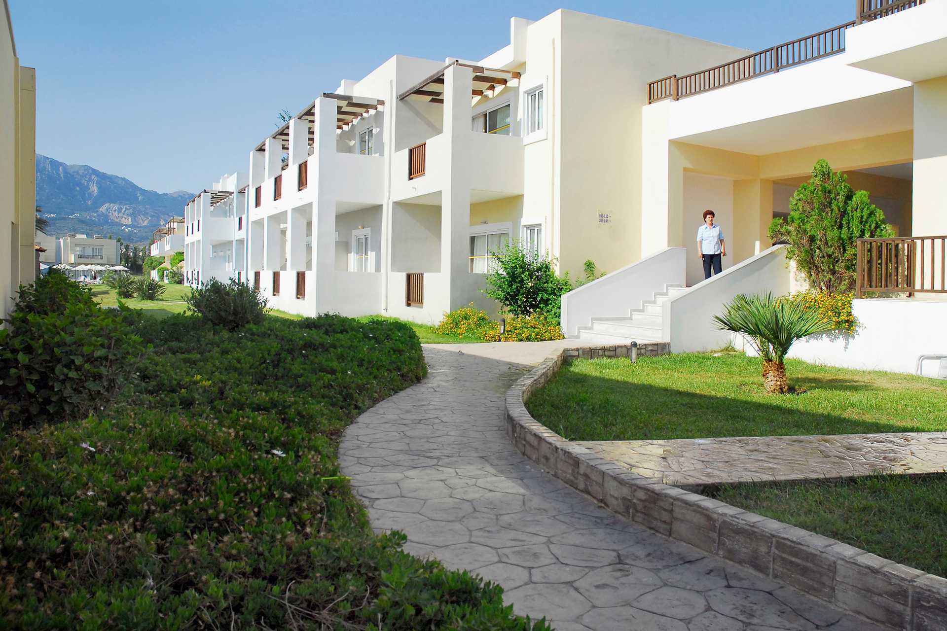 Tigaki Beach på Kos, Hellas.