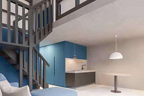 To-/treromsleilighet i etasje