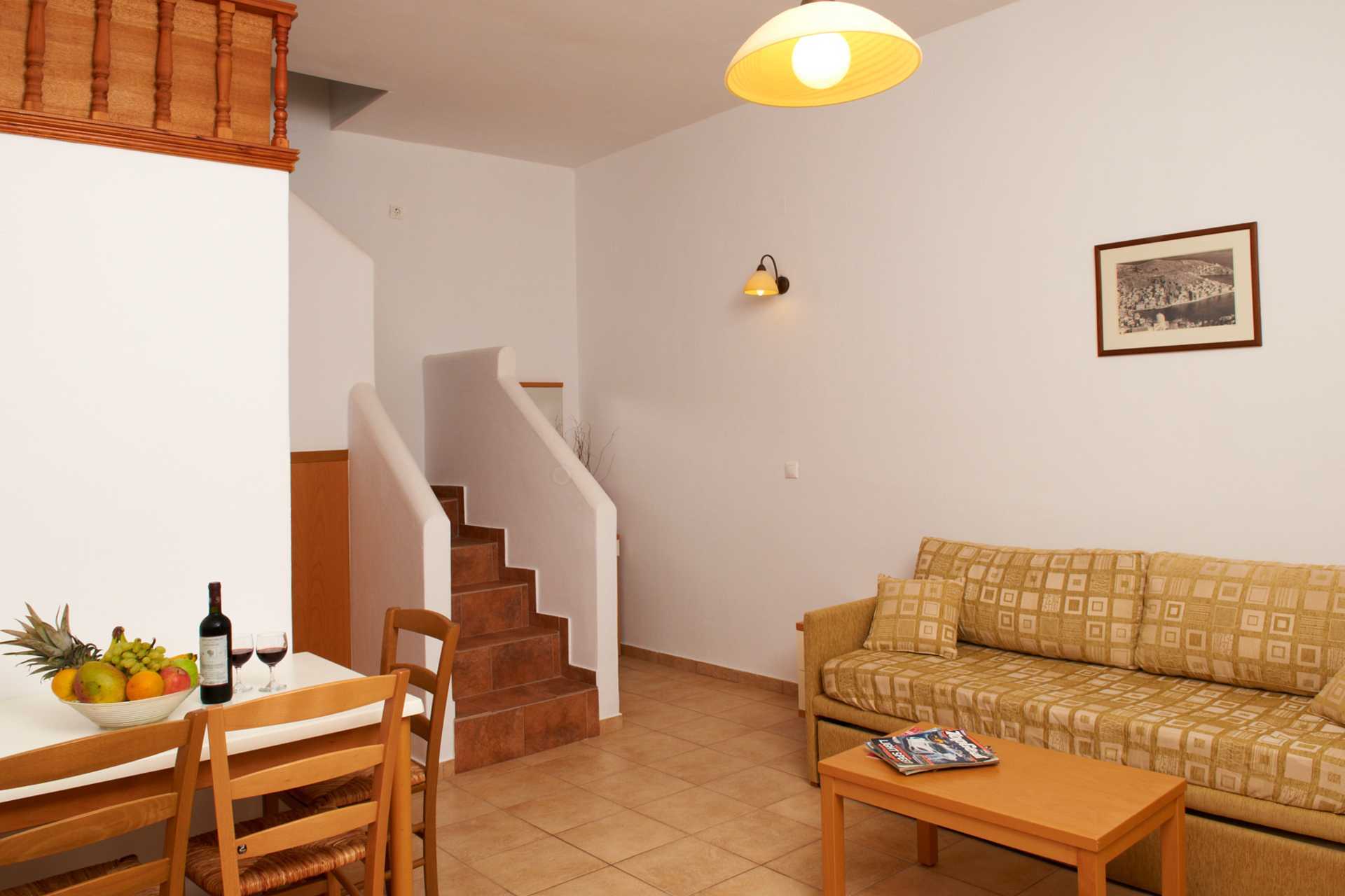 Toromsleilighet i etasje – Iapetos Village på Symi