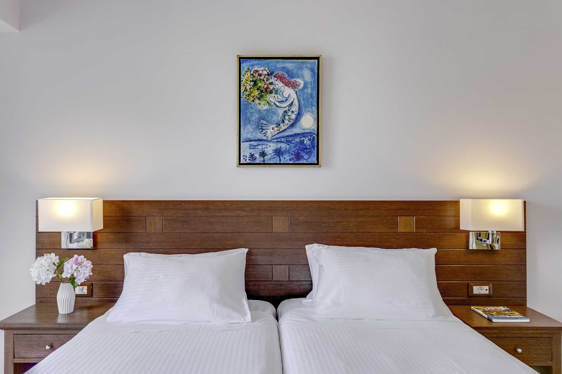 Toromsleilighet i etasje på Casa di Porto på Kreta, Hellas.