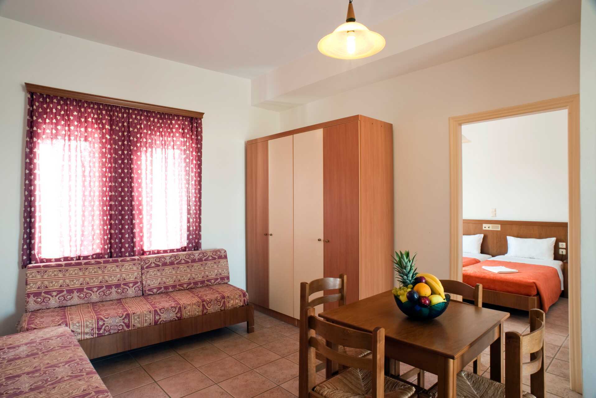 Toromsleilighet på Hotell Nontas på Kreta, Hellas