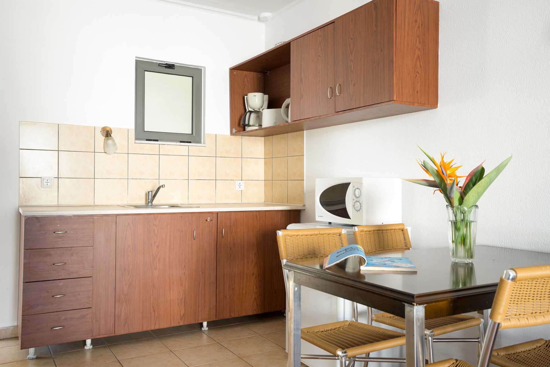 Toromsleilighet på hotell Santa Marina i Kos by på Kos, Hellas.