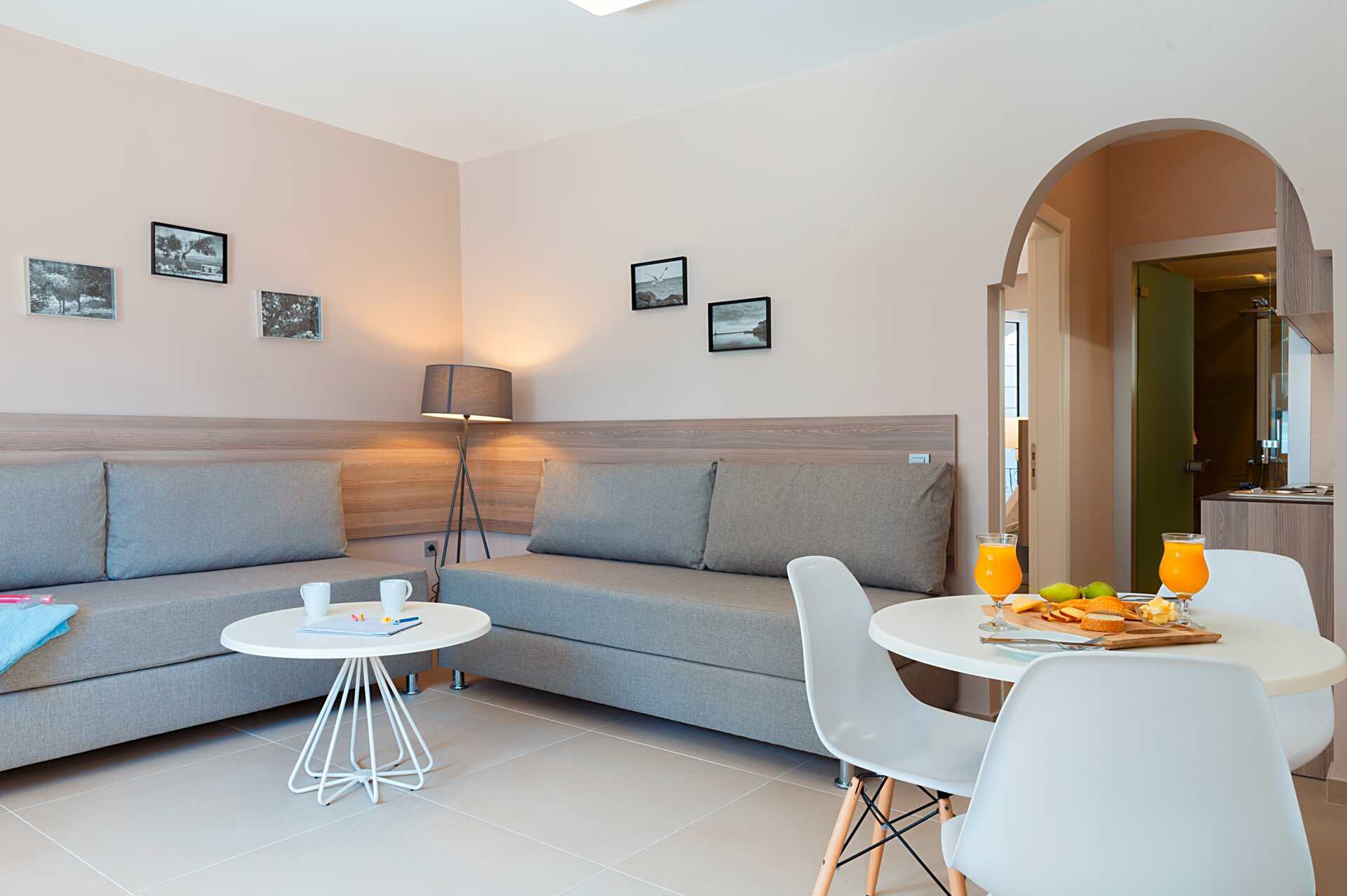 Toromsleilighet på Santa Helena Beach i Platanias på Kreta, Hellas.