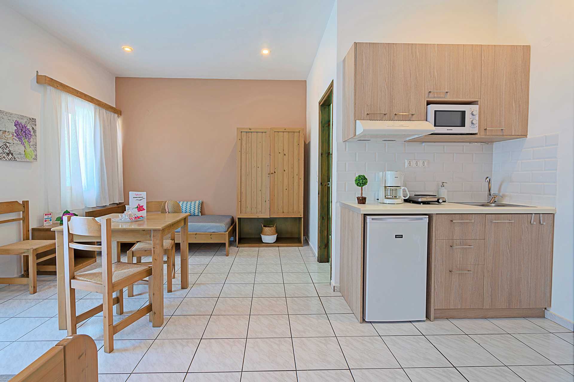 Toromsleilighet på Sonio Beach i Platanias på Kreta, Hellas.