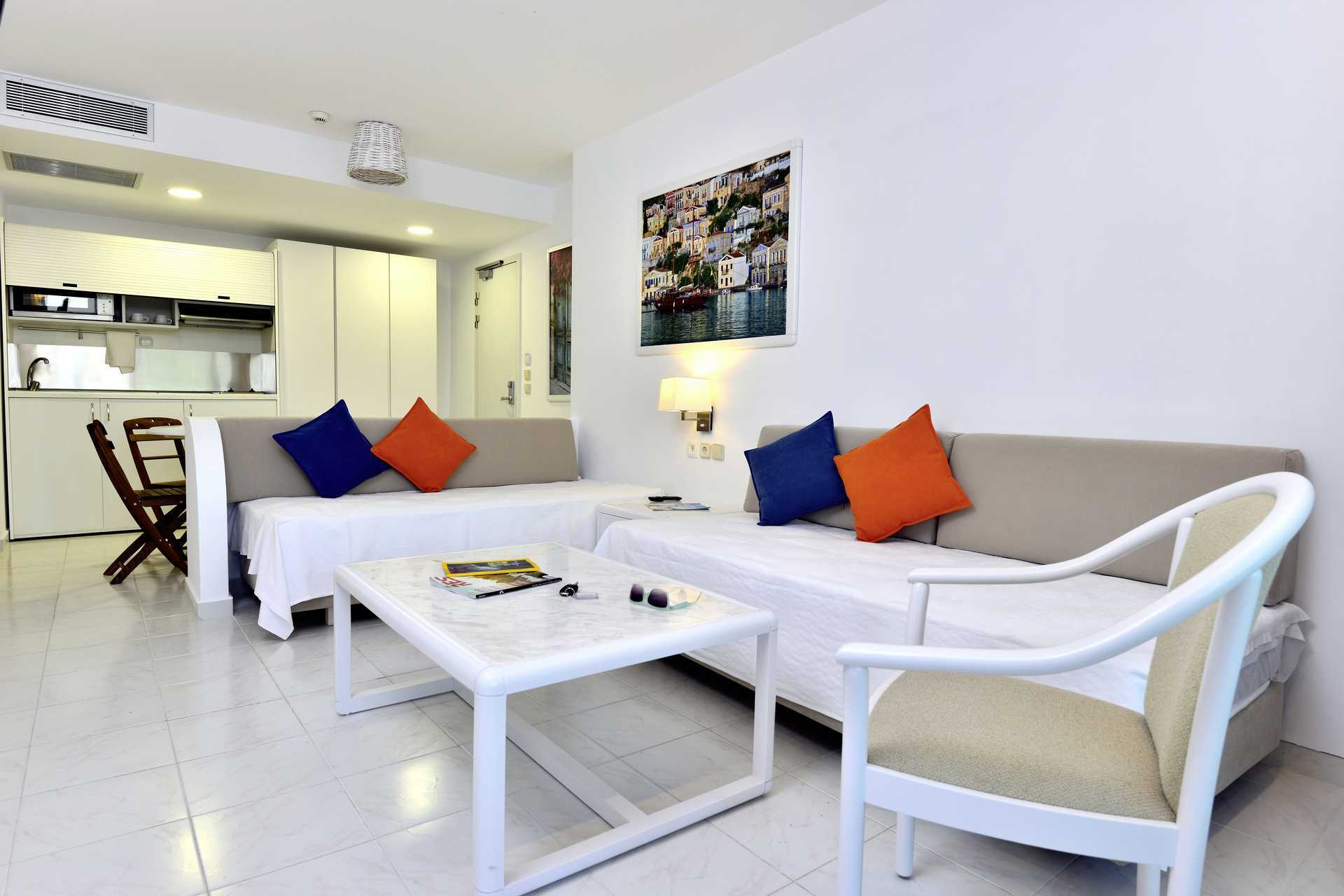 Toromsleiligheter på Epsilon, Rhodos.