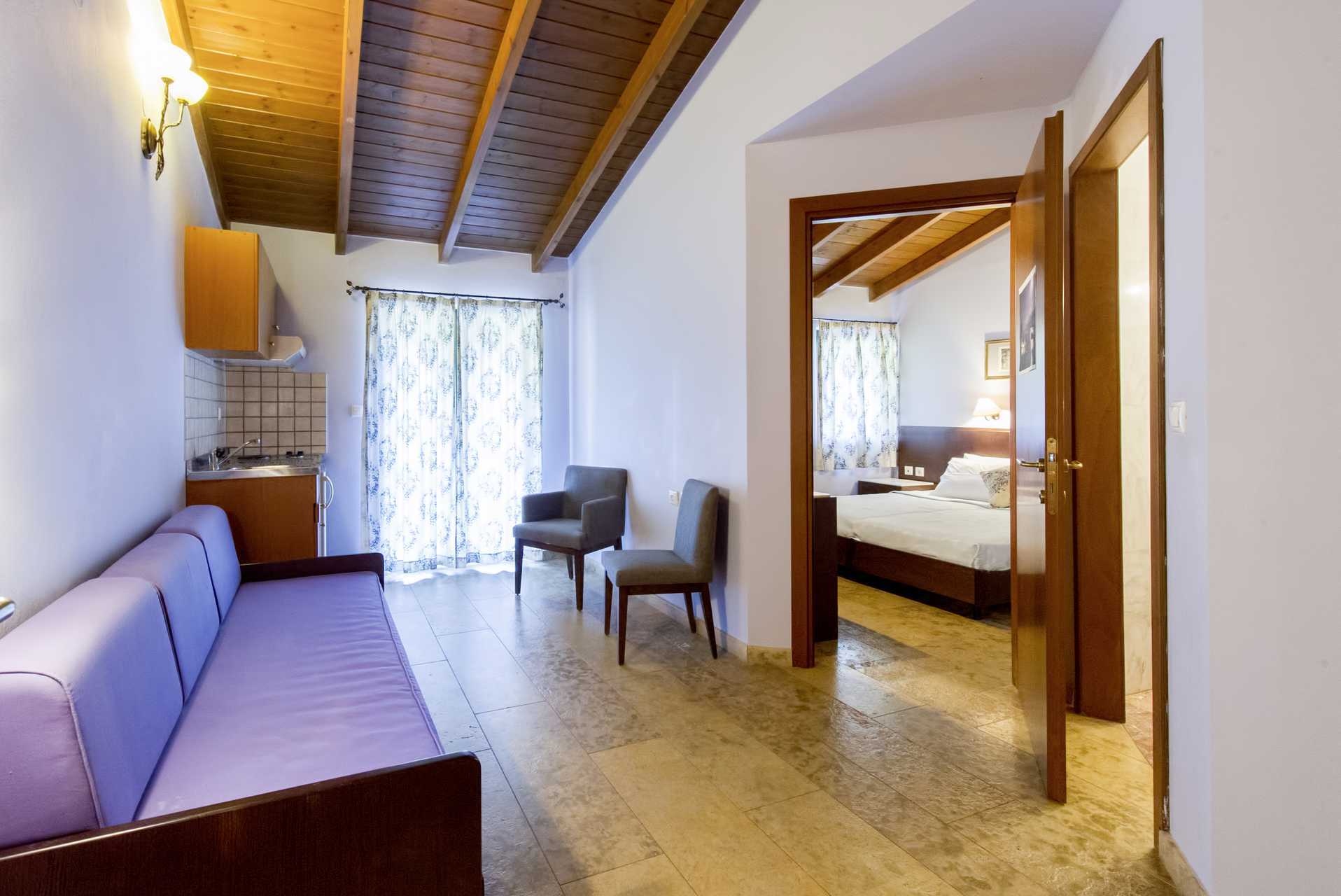 Toromsleiligheter på Villa Vasso i Parga, Hellas.