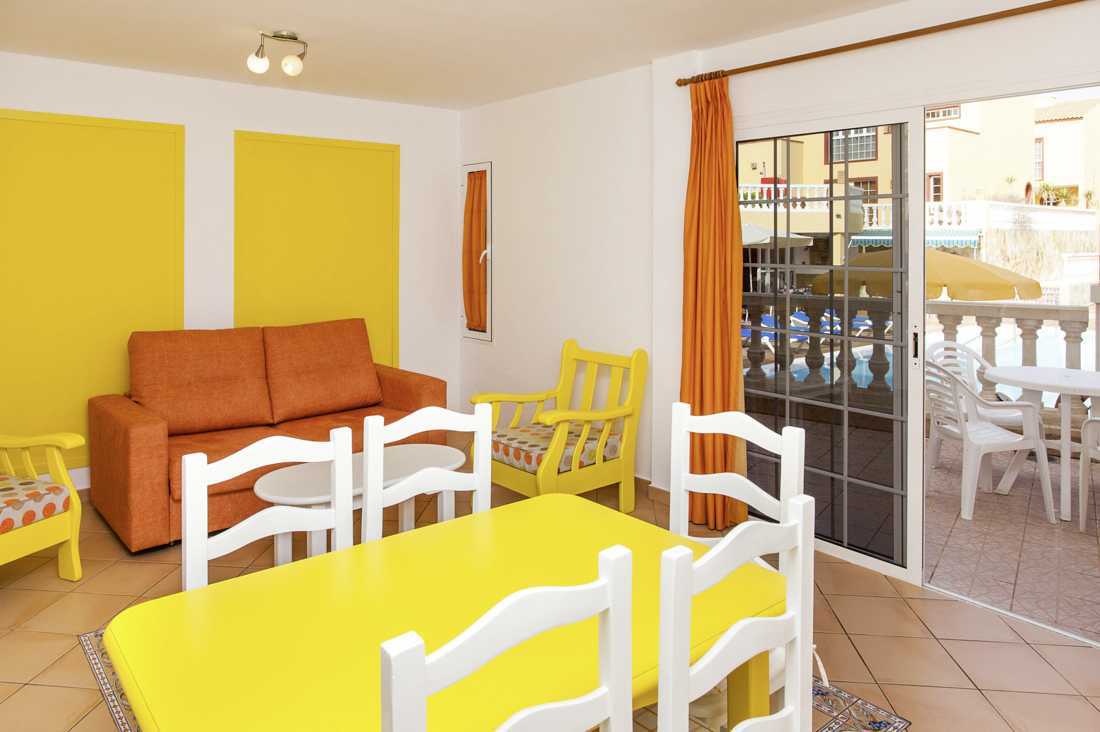 Treromsleilighet i etasje på Maxorata Beach i Corralejo, Fuerteventura.