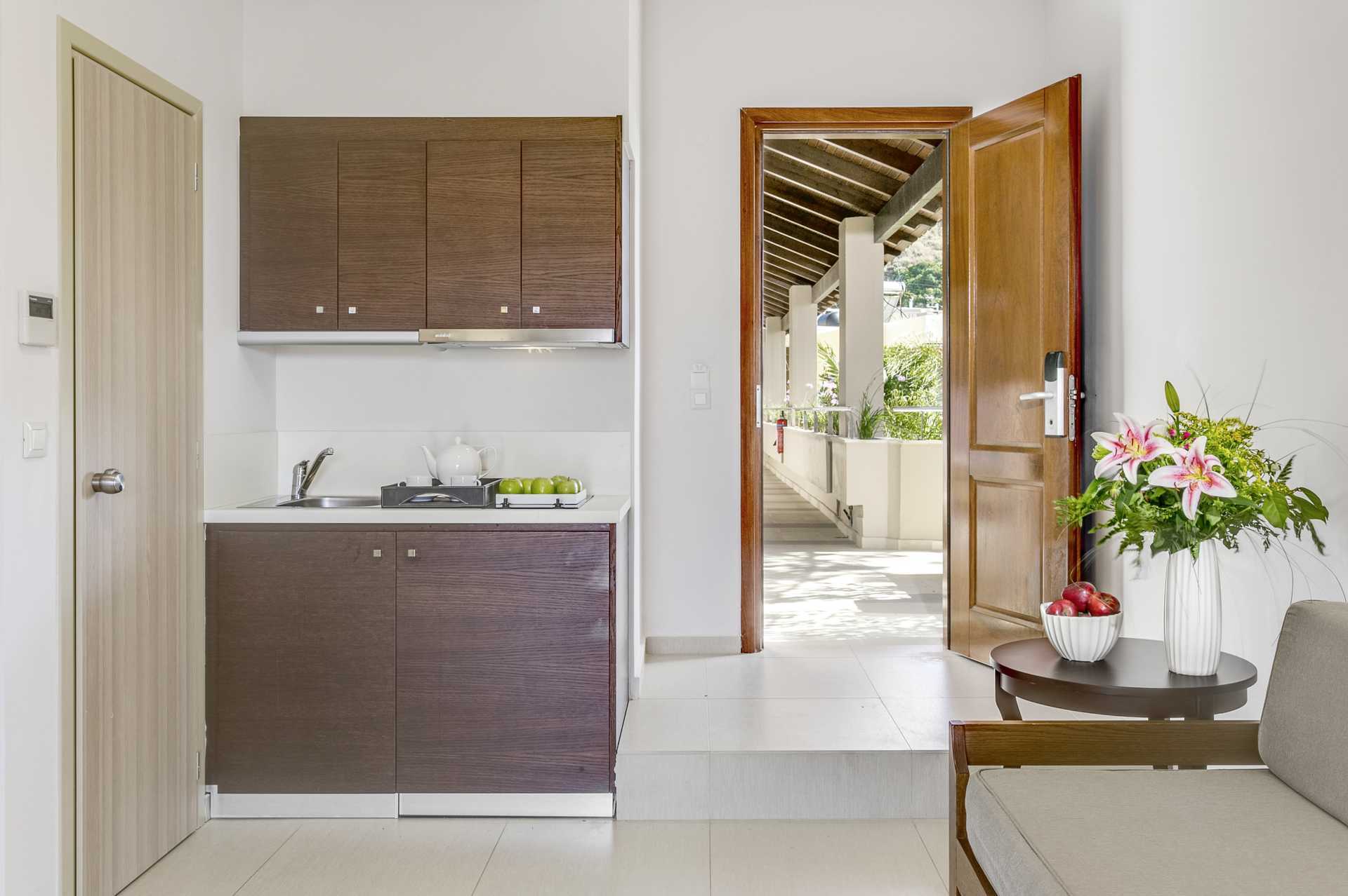 Treromsleilighet på Casa di Porto på Kreta, Hellas.