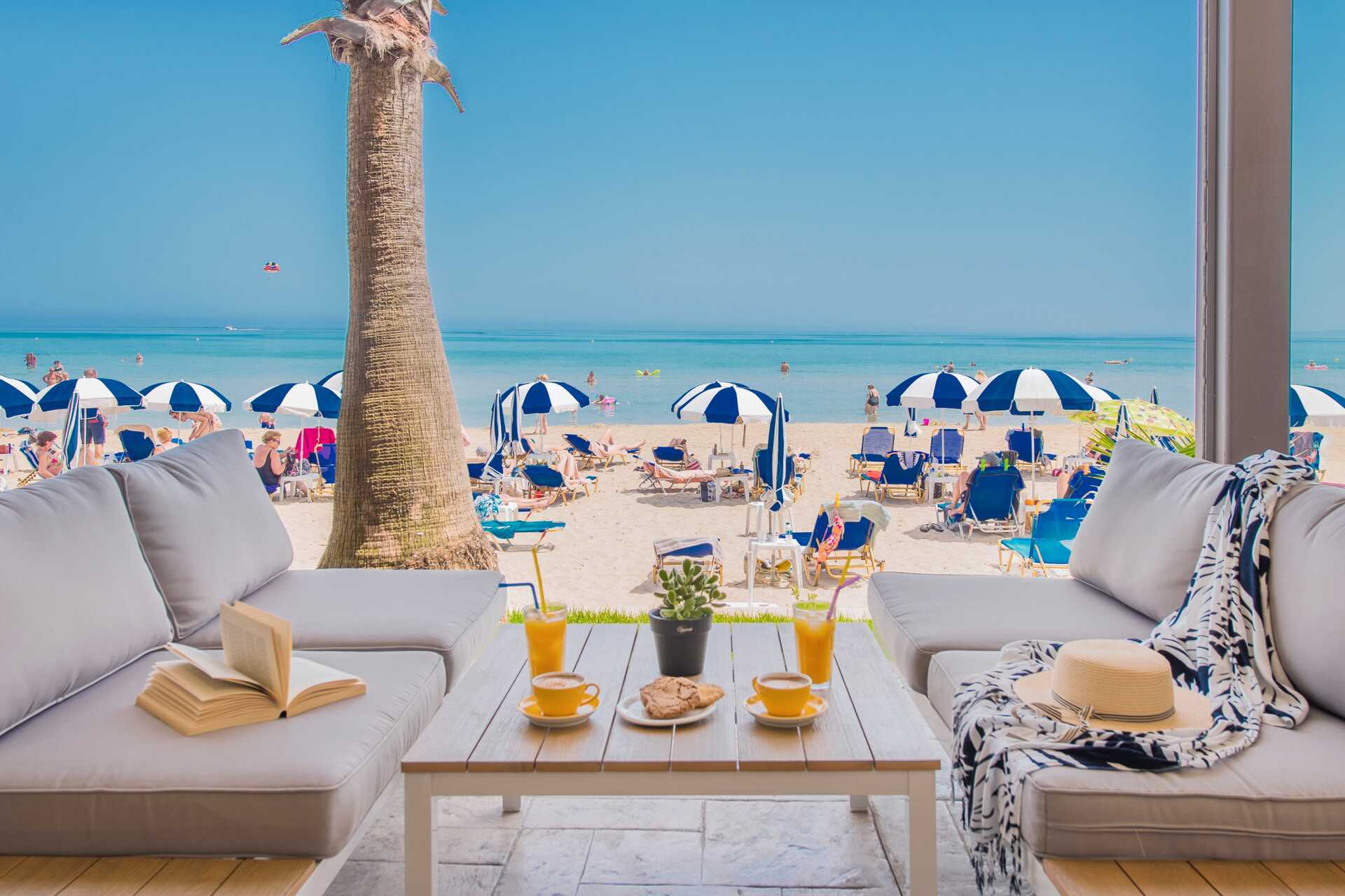 Strandbaren på hotellet