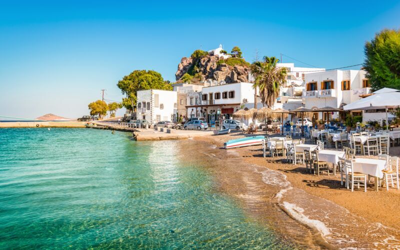 Vakre Patmos, med busstransport