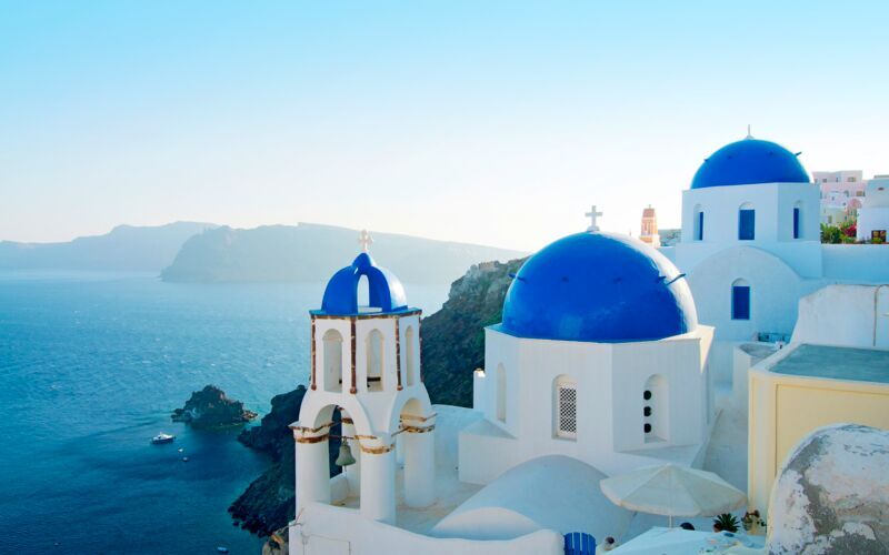 Postkortvakre Santorini