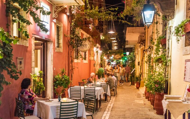 En kveld i Rethymnon