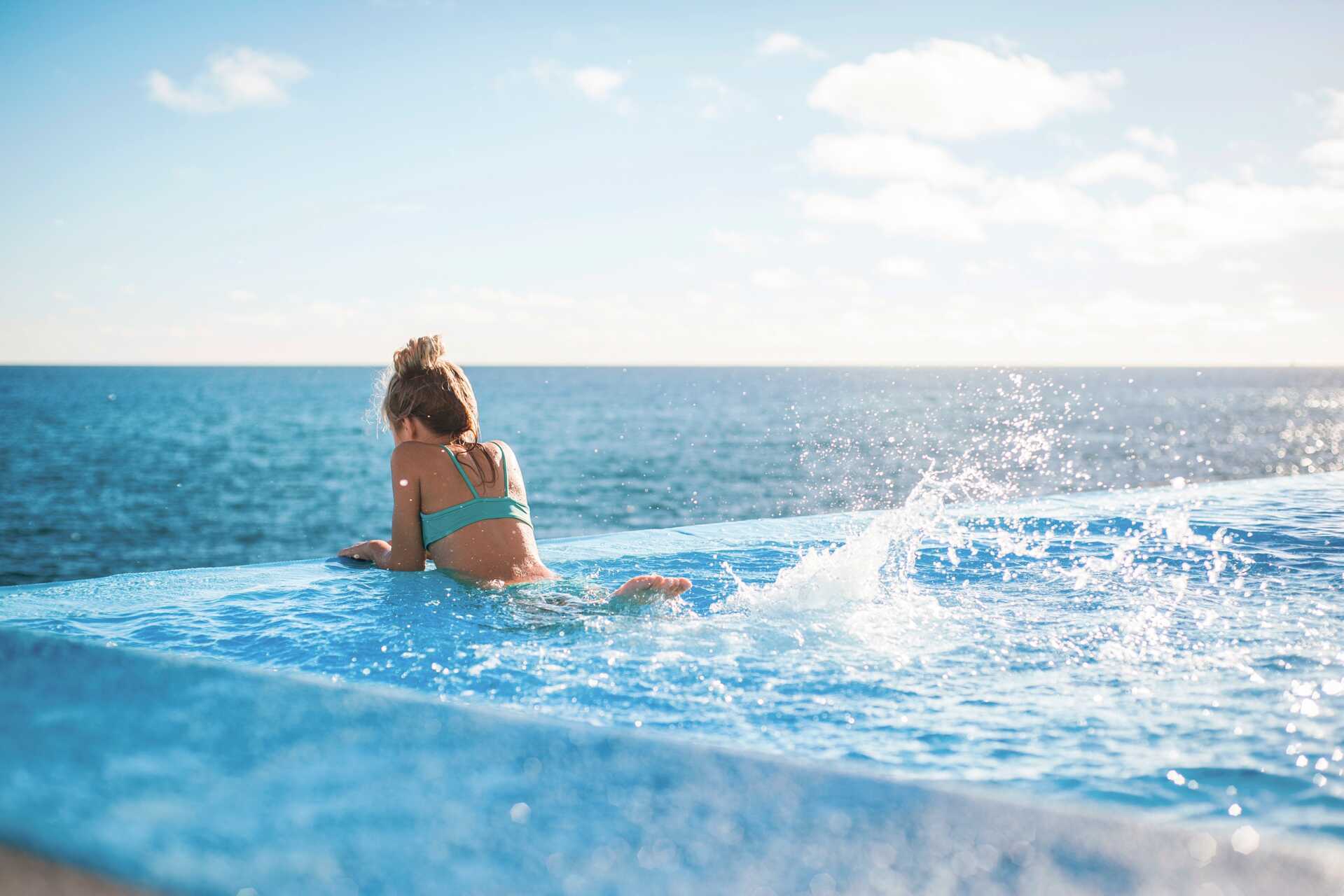 Infinitypool på VIDAMAR Resorts Madeira i Portugal.
