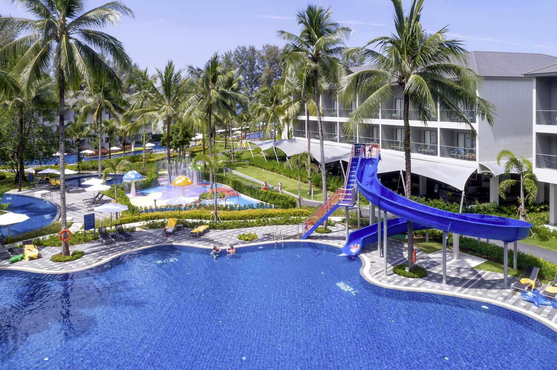 Bassengområdet på X10 Khao Lak, Thailand.