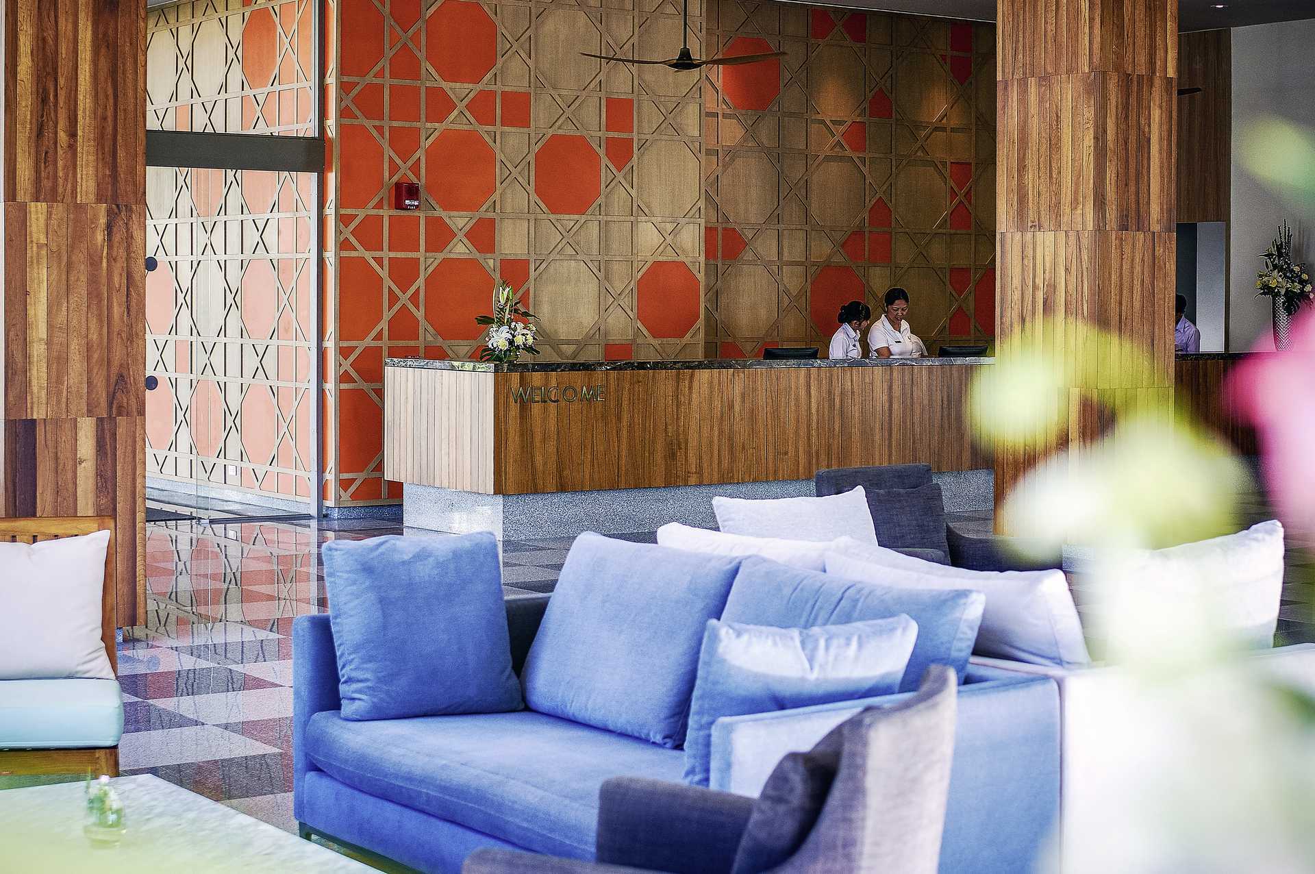 Resepsjonen på X10 Khao Lak, Thailand.