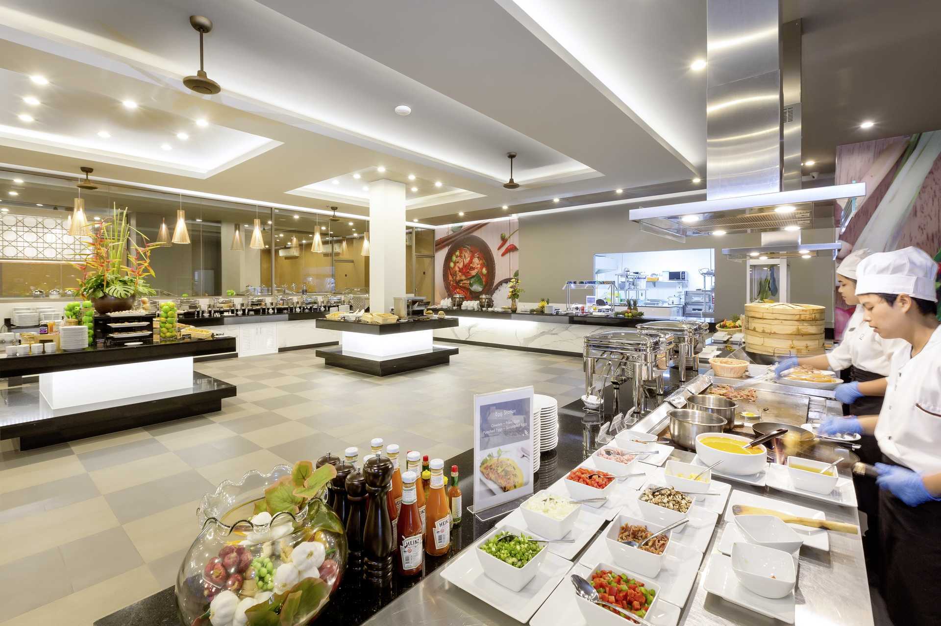 Bufférestauranten på X10 Khao Lak, Thailand.